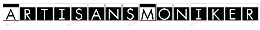 ArtisansMoniker Regu字体转换